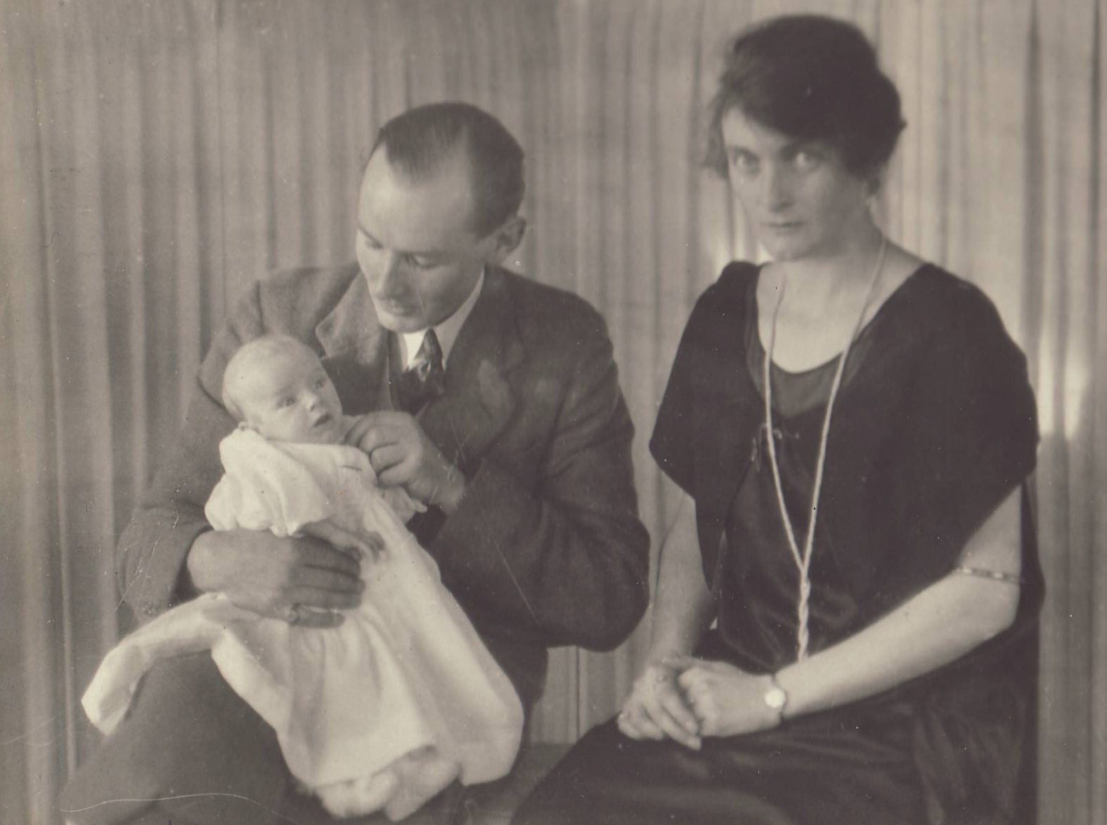 William, Zelie and first son, Billy in 1925